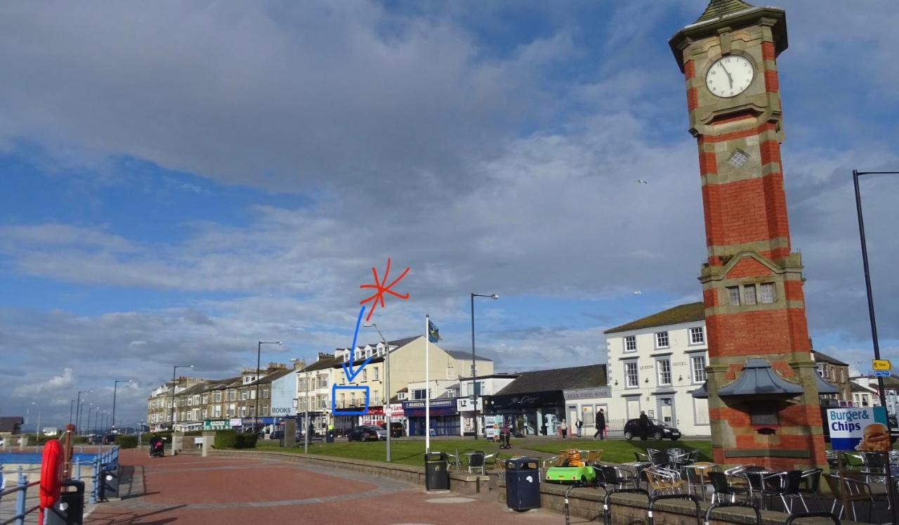 The Croston Balcony Apartment- Morecambe Central Promenade, Beach Front And Sea Views Bagian luar foto